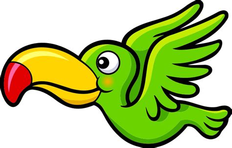 Flying Bird Animated - Openclipart