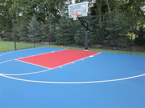 Home | Basketball Hoops & Installations | Basketball court backyard ...