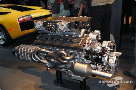 V12 Engine | The Lamborghini Murcielago V12 engine V12 Engine, Motor ...