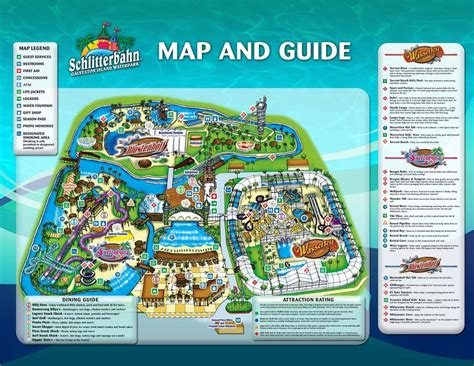 Schlitterbahn waterpark design | Theme park map, Galveston map, Water park