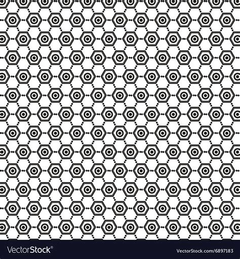 Hexagon geometric cover fabric pattern wallpaper Vector Image