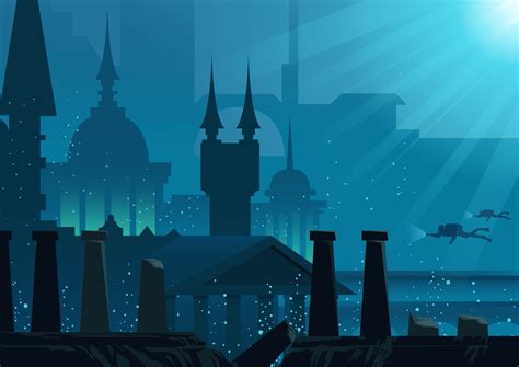 City Of Atlantis Vector. Choose from thousands of free vectors, clip ...