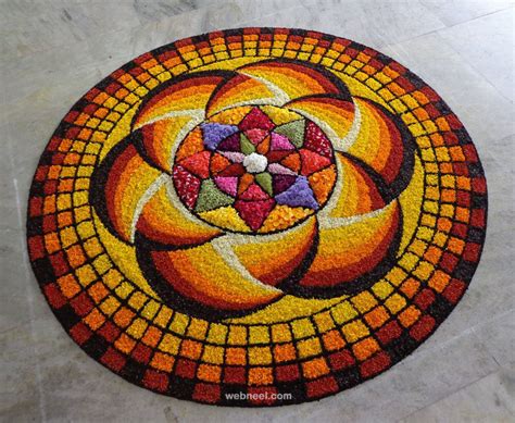 60 Most Beautiful Pookalam Designs for Onam Festival