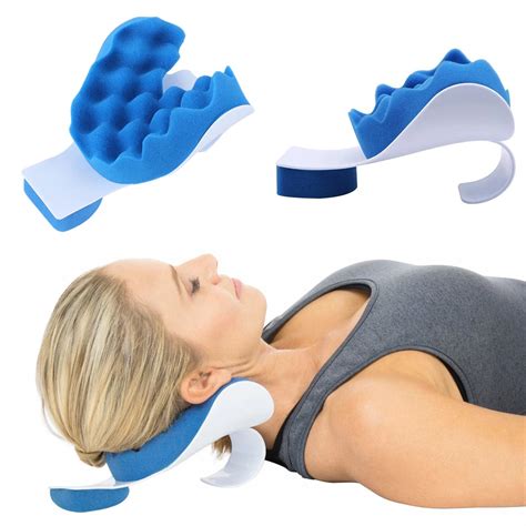 Pain Relief Pillow Neck And Shoulder Muscle Relaxer Traction Device for ...