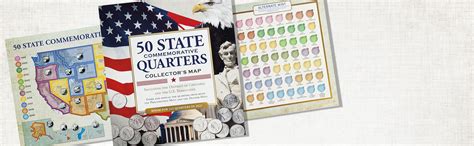 50 State Commemorative Quarters Collector's Map (includes both mints ...