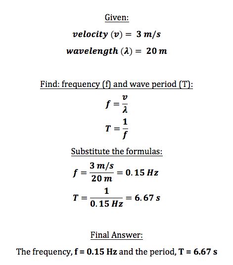 Wave Period: Definition & Formula - Video & Lesson Transcript | Study.com