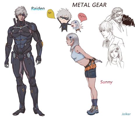 Metal Gear, 旧氪 | Metal gear, Metal gear rising, Character design