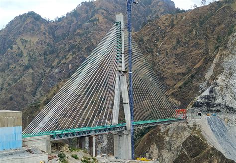 Jammu And Kashmir Rail Project | Country's First Cable-Stayed Rail ...