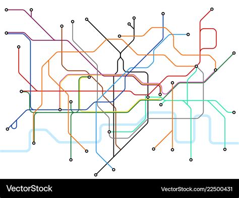 London Underground Map Outline