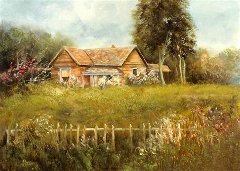 A Country House Painting by Sally Seago