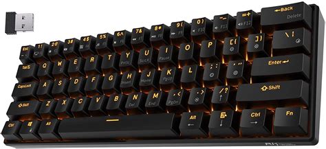 Buy RK ROYAL KLUDGE RK61 Wireless 60% Triple Mode Mechanical Keyboard ...