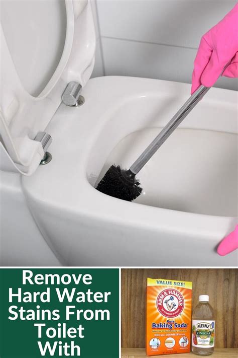 a person in pink gloves cleaning a toilet with a brush and detergent ...