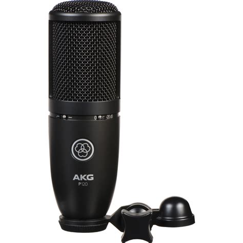 AKG P120 Cardioid Condenser Microphone (Black) 3101H00400 B&H