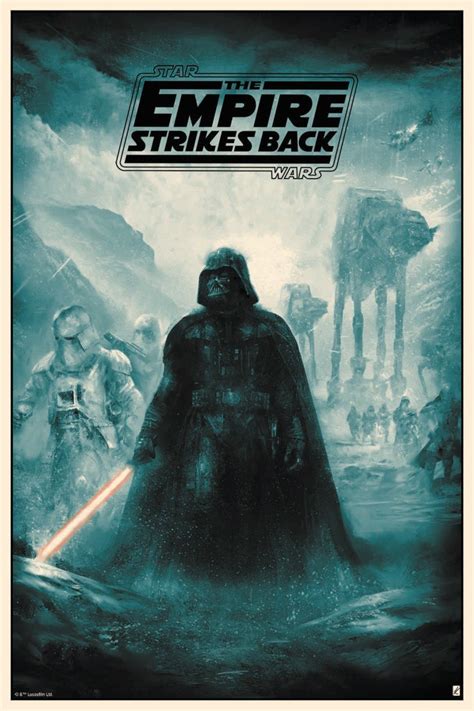 Star Wars: The Empire Strikes Back poster by Karl Fitzgerald : r/StarWars