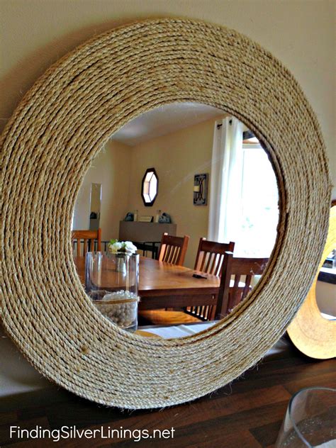 Pinterest Challenge: D-I-Y Rope Mirror | Finding Silver Linings | Diy ...