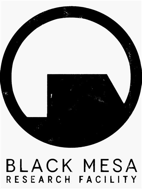 "Black mesa research facility logo inspired by half life classic t ...