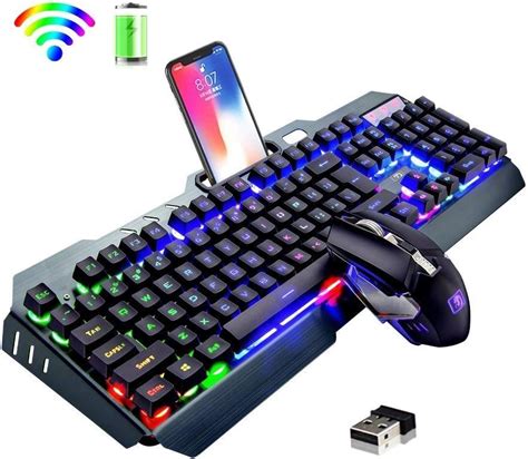 A193 Mamba Wireless 2.4G Rechargeable Gaming Keyboard and Mouse Set ...