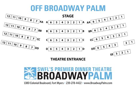 Seating Charts - Broadway Palm Dinner Theatre