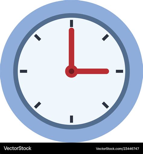 Clock time cartoon Royalty Free Vector Image - VectorStock