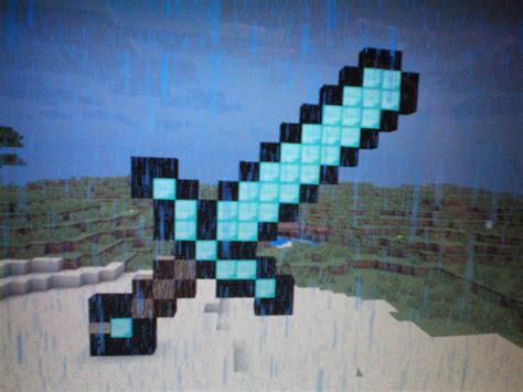 Minecraft: diamond sword by karl4legos on DeviantArt