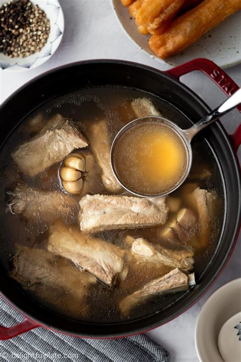 Singaporean Bak Kut Teh (White Pepper Pork Rib Soup) - Delightful Plate