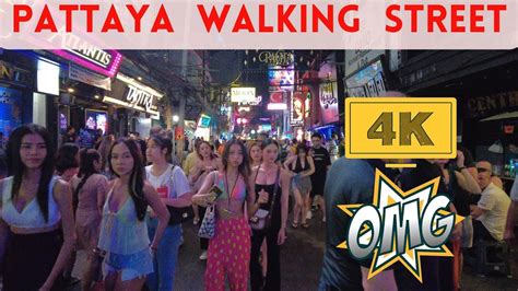 Amazing Pattaya Walking Street 2023 4K Night Walk - YouTube