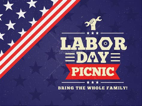 Labor Day Picnic Church Powerpoint | Clover Media