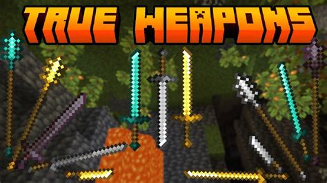 True Weapons Addon (1.19, 1.18) - Minecraft PE/Bedrock Mod - Mc-Mod.Net