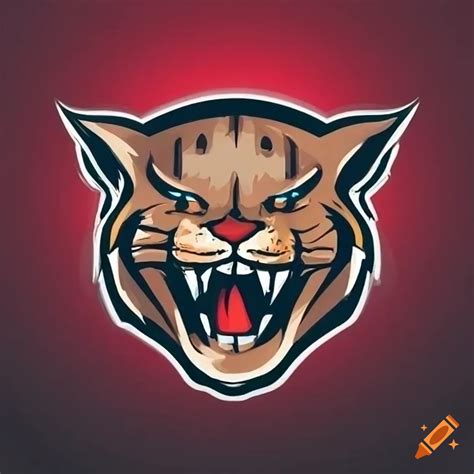 Wildcat head sports logo