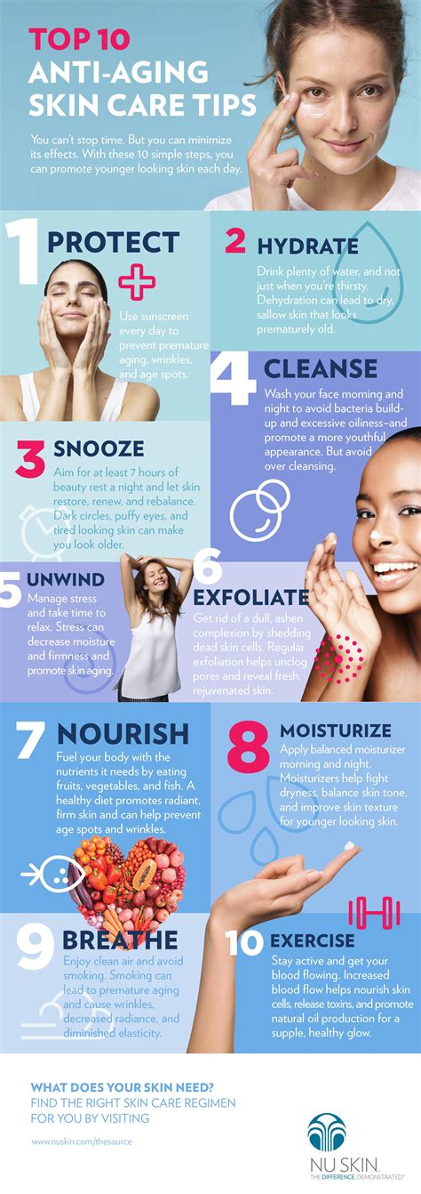 10 Anti-Aging Skincare Tips You Must Know- Infographic | LifeCellSkin