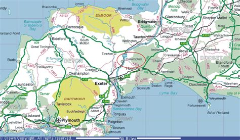 Devon Map Detailed | GOOGLESAND