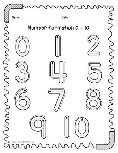 Number Formation 0 To 10 Sen Worksheet Worksheet Worksheet Overwriting ...