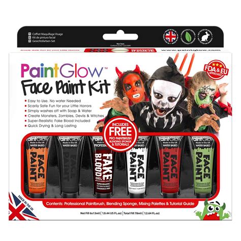 Halloween Face Paint Kit