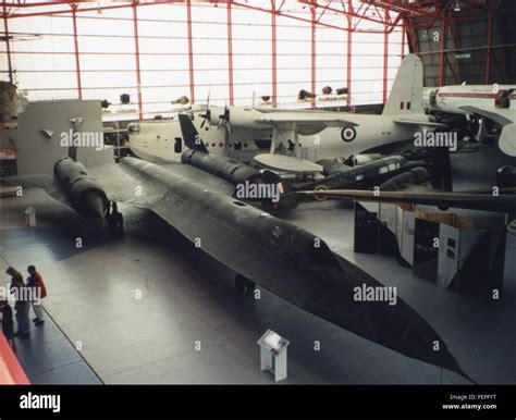 Lockheed SR-71 Blackbird Museum of Flight, Scotland 2001 Stock Photo ...