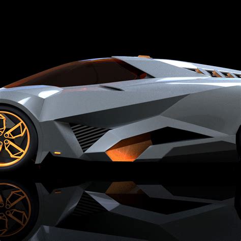 Lamborghini Egoista | CGTrader