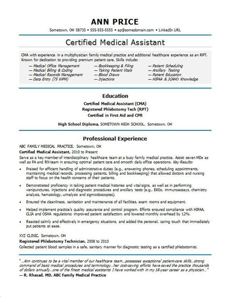 Medical Assistant Resume | Monster.com