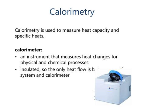 PPT - Calorimetry PowerPoint Presentation, free download - ID:6655927