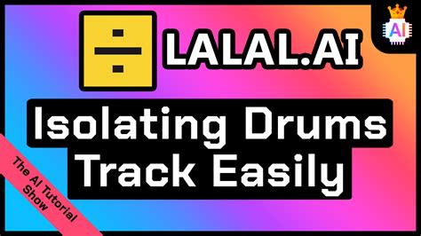 How to Extract Drum Track Via A.I. | Lalal.AI Tutorial