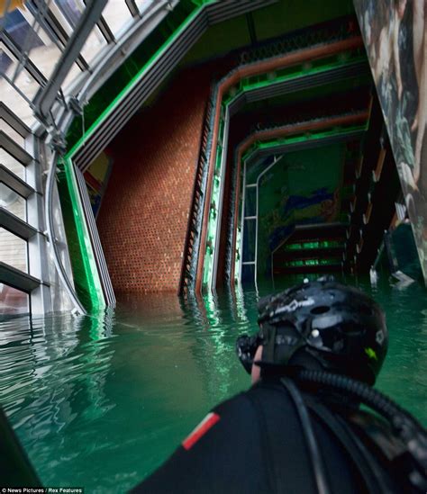 Inside the sinking Costa Concordia cruise ship. A dangerous sight to ...