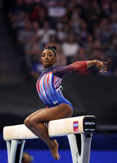 Simone Biles causes a stir with new look at the gymnastics team ahead ...