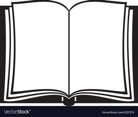 Open book Royalty Free Vector Image - VectorStock