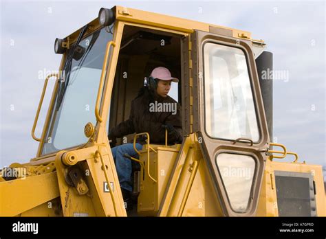 Female bulldozer operator Stock Photo, Royalty Free Image: 6763772 - Alamy