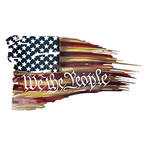 Trinx We The People Tattered Flag | Wayfair