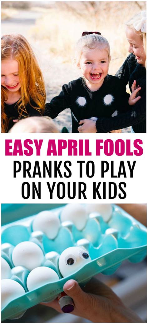 10 Easy April Fools Pranks to Play on Your Kids - Everyday Reading