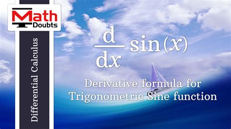 Derivative of sinx