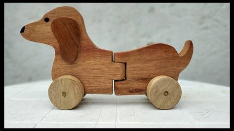 Idea en madera / PERRITO DE MADERA / juguete de madera fácil de hacer ...