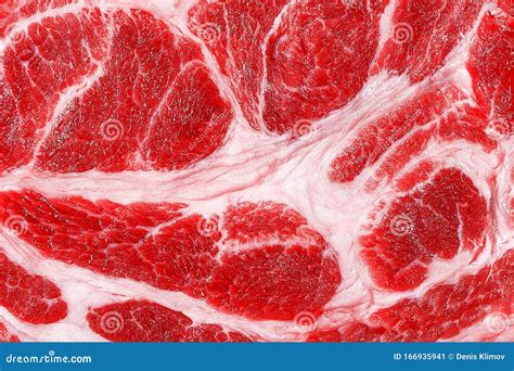 A Piece of Fresh Raw Steak,texture of Red Meat. Stock Image - Image of ...