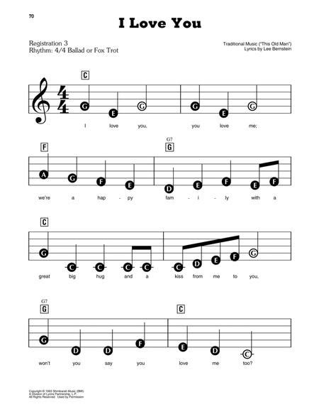 I Love You (from Barney) By Traditional - Digital Sheet Music For Score ...