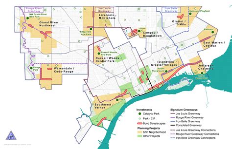 Detroit Neighborhoods Map