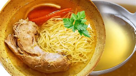 Authentic Hungarian Turkey Noodle Soup Recipe with Turkey Necks and ...